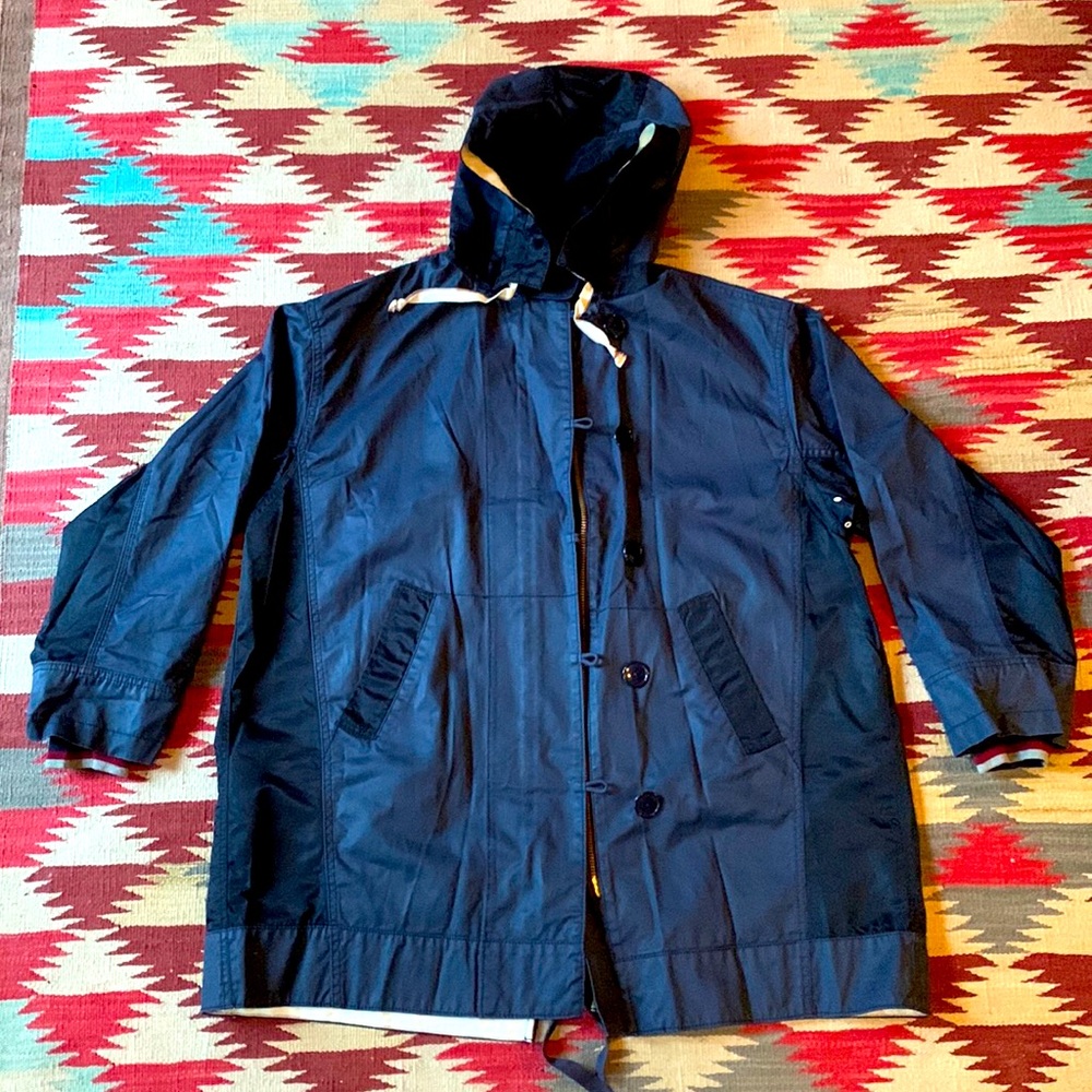 J Crew Jacket in Navy Size Large Lightweight/ Rain
